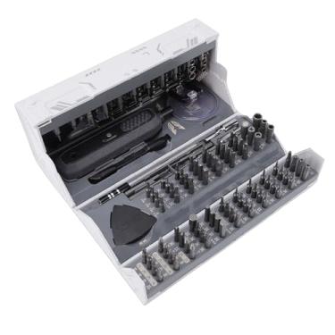 Imagem de Zhjvihx Conjunto de Chave de Fenda de Precisão 180 Em 1, Kit de Ferramentas de Reparo Magnético Profissional Com Alça Deslizante e Haste de Extensão, para Laptop, Telefone, Console de