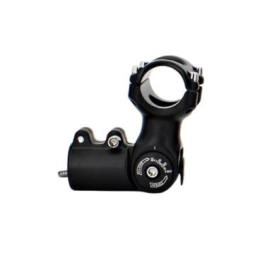 Imagem de Extensor de avanço de guidão ajustável em alumínio para guidões de 25,4/31,8 mm e 90 mm/110 mm, compatível com bicicletas de montanha, estrada e urbanas.(31.8x60mm)