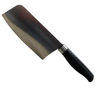 Imagem de Cutelo 30 cm, Aço Inox, Cabo Preto Anatômico, 210g, para Carnes e Legumes, Uso Doméstico e Profissional