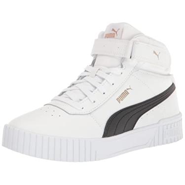 Imagem de PUMA Tênis feminino Carina 2.0 Mid, Puma Branco puma preto dourado, 37