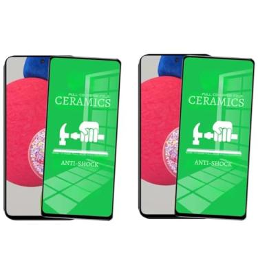 Imagem de Película Protetora de Tela Cerâmica para Samsung Galaxy A52S, 2 Unidades, Anti-riscos, Cobertura Total