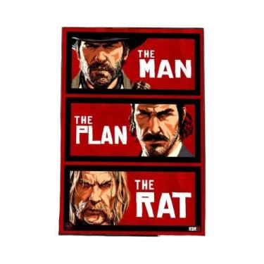 Imagem de Decoração De Quarto Com Tema Red Dead Redemption 2, Adesivos De Arte K