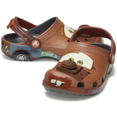 Imagem de Crocs Tamancos clássicos unissex infantis Disney Cars Mater, Carros Mater, 3 Little Kid