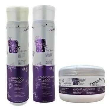 Imagem de Kit açaí matizante Nathydras 03 produtos