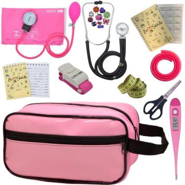 Imagem de Kit Enfermagem Profissional Glicose Estagio Saude Completo - PREMIUM, 