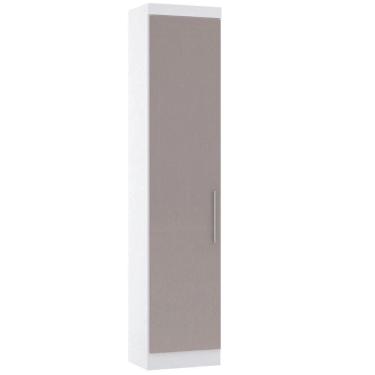 Imagem de Guarda Roupa Sapateira Modulado 50cm 1 Porta Alpes Luciane Móveis