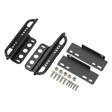 Imagem de HUIOP Pedal Lateral RC, Pedais de Carro RC de Ferro Premium, Substituição Alta Resistência e Resistente Ao Desgaste para Axial SCX24, Wrangler, Com JLU