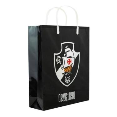 Imagem de Sacola De Presentes Cores Time 33x9x27cm - Vasco - Mileno