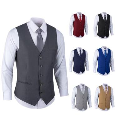 Imagem de Colete Social Masculino Slim - Melhor Preço + Barato - Nero E-Shop, Ch