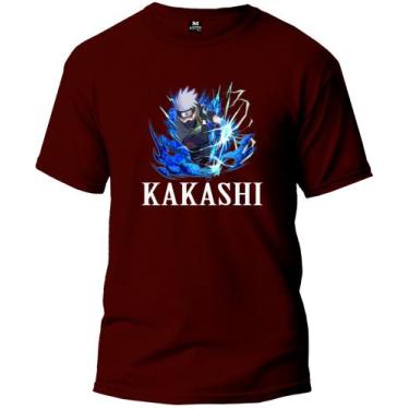 Imagem de Camisetas masculinas moda infantil coleção kakashi preços promocionais