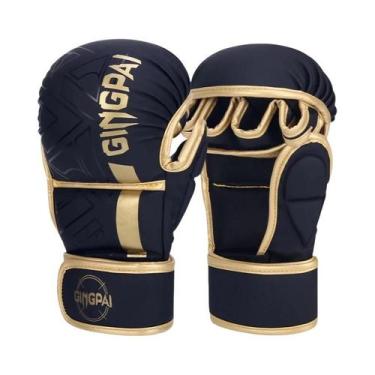 Imagem de Luvas De Boxe MMA Para Homens E Mulheres, Dedos Cortados, Treinamento 