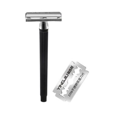 Imagem de Aparelho De Barbear Manual Clássico Masculino, Navalha De Segurança De