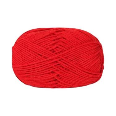 Imagem de Lã De Algodão Para Tricô 250g 5 Peças Para Crochê, Artesanato, Suéter,