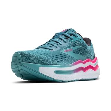 Imagem de Brooks Tênis de corrida e caminhada feminino Ghost Max 2 Neutral, Azul tempestade, rosa, azul-piscina, 39