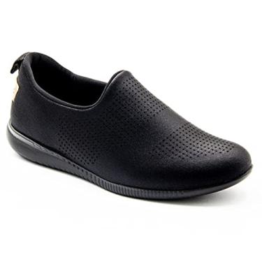 Imagem de Tênis Usaflex Feminino Slip On Elastano Preto Af0607005 37