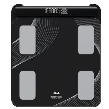 Imagem de Balança Digital de Bioimpedância Biolife Relaxmedic com Bluetooth e An