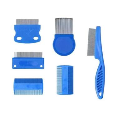 Imagem de Conjunto De 6 Pentes Antipiolhos Duráveis E Não Deformáveis Para Remoç