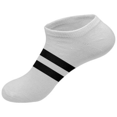 Imagem de Meia M5 Cano Curto Algodão Branca - QLC SPORT, Branco, Unico