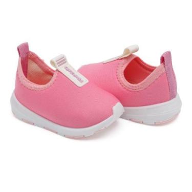 Imagem de Tênis Infantil Anatômico Antiderrapante Pimpolho 16 a 21, Rosa 28435, 