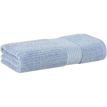 Imagem de Buddemeyer, Toalha De Banho Buddemeyer Fio Penteado Canelado 100% Algodão Ultrasoft Cor:Azul 1284