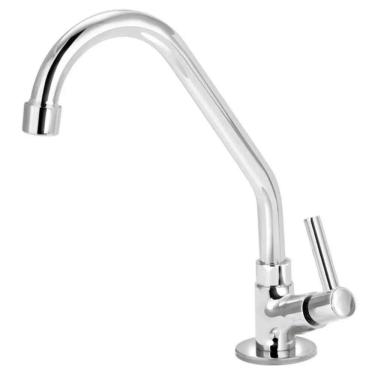 Imagem de Torneira Cozinha Bica Móvel Bancada Mesa