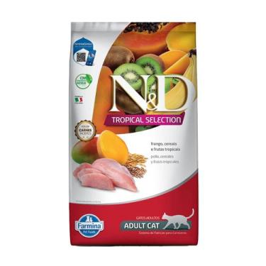 Imagem de Ração N&D Tropical Selection para Gatos Adultos Frango 7kg - Nd Ancest