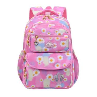 Imagem de Mochila Infantil Meninas Moda Colorida Bolsa Escolar De Costas Espaço 