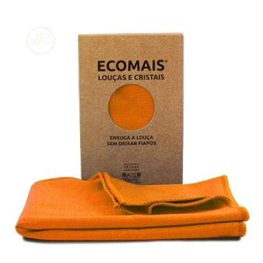 Imagem de Ecomais Louças e Cristais Para Limpeza e Enxugar, Laranja