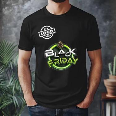 Imagem de Camiseta Personalizada Back Friday Para Empresas - NoBrand, Preto, G