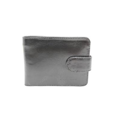 Imagem de Carteira masculina porta cartão com botão de fechamento - Dicouro, Pre