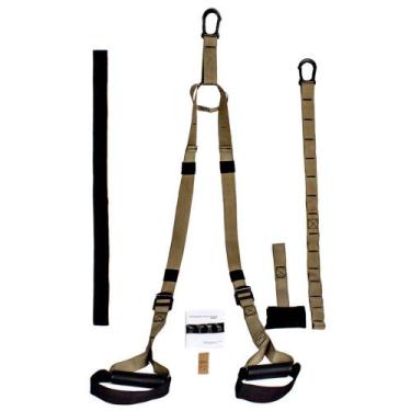 Imagem de Fita de Suspensão Modelo TRX Profissional Yangfit, Verde