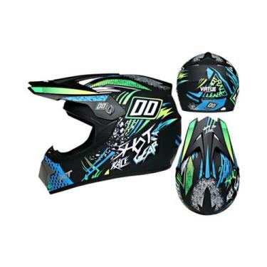 Imagem de Capacete De Motocross Infantil Unissex Para Bicicleta E ATV Certificad