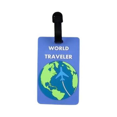Imagem de Etiqueta De Bagagem Em PVC Macio, Criativa, Suporte De Silicone Para M