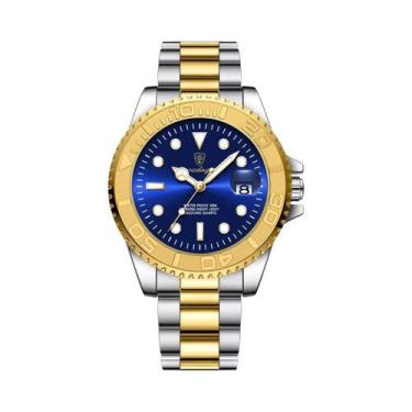 Imagem de Relógio De Quartzo Masculino Militar À Prova d'Água Com Data Luminosa 