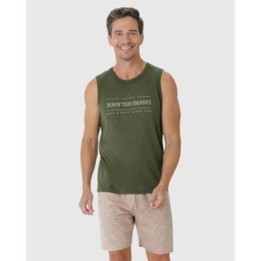 Imagem de Pijama Masculino Regata Algodão Malwee Ref. 122445-Masculino