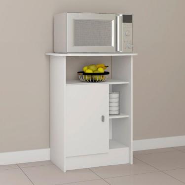 Imagem de Balcão Multiuso Gramado 1 Porta Branco Atualle