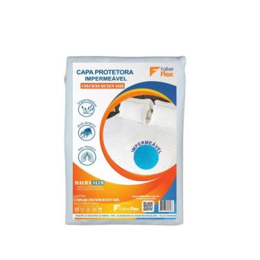 Imagem de Capa Protetora Colchão Queen Impermeável Antiácaro 198x158 - Faiber Fl