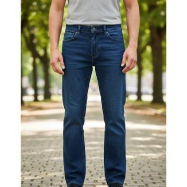 Imagem de Calça Jeans Masc Elastano Reta EcoFriendly Vilejack VMCR0053-Masculino