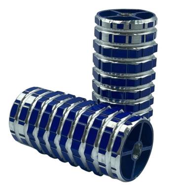 Imagem de Pedaleira Trolhão Grossa Dupla Bmx Bike Bicicleta Azul-Unissex