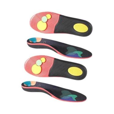 Imagem de Palmilhas Ortopédicas Unissex Com Suporte Para Arco Plantar, Para Fasc