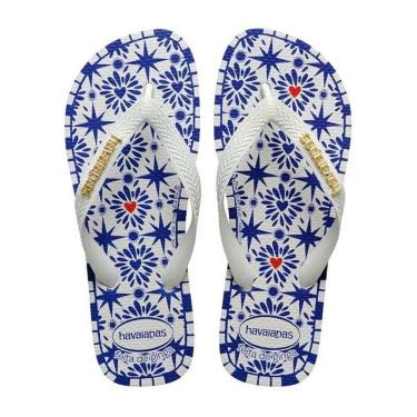 Imagem de Chinelo Feminino Havaianas Top São Luis - Branco-Feminino