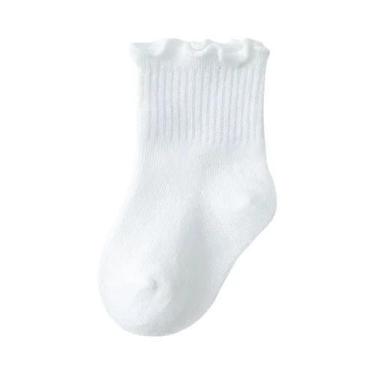 Imagem de Meias De Algodão Para Meninas, Estilo Princesa, Moda Infantil, Primave