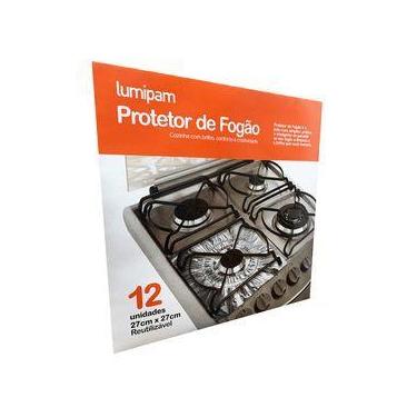 Imagem de Protetor De Fogão 27cm X 27cm Reutilizavel 12 Unidades - lumipam