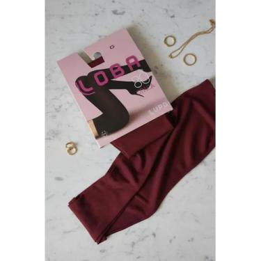 Imagem de Meia Calça Loba 5858-001 Fio 80 Opaca Colors, Vermelho carmim, GG