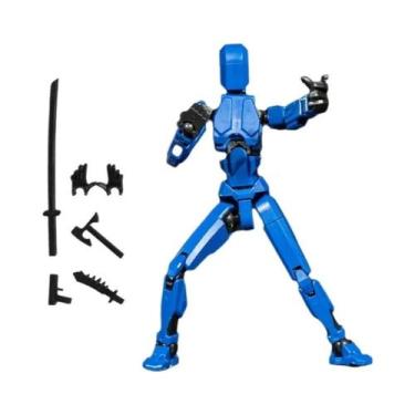Imagem de Boneco De Ação Robô Articulado De 13 Polegadas Titan Dummy, Modelo De 