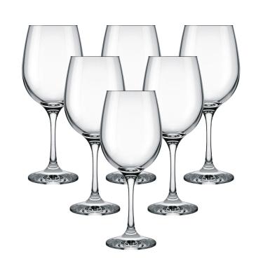 Imagem de Jogo de Taças para Vinho Nadir Barone 490ml 6 Peças