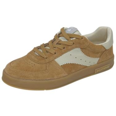 Imagem de Tênis Feminino Casual Conforto Flatform Camurça Bottero-Feminino