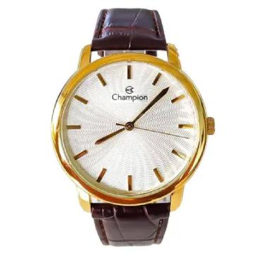 Imagem de Relógio CHAMPION masculino dourado analogico quartz CN20631B