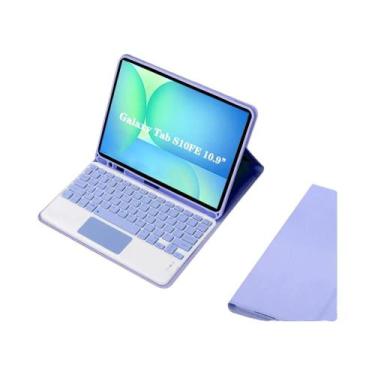 Imagem de Capa Com Teclado Para Samsung Galaxy Tab S10 FE 10.9 Polegadas SM-X520