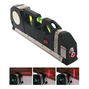 Imagem de Nivel Nivelador A Laser 8m Alta Precisao Com Trena E Regua L - Congrat